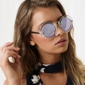 Quay Life In Xanadu Mirrored Sunglasses - Clear